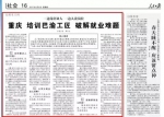 央媒看重庆| 事关每一个人的就业，今年重庆打算这样干…… - 重庆晨网