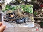 文艺！90后姑娘手绘重庆老街图 用笔触留下城市记忆 - 重庆晨网