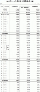 重庆市财政局公布前5月预算执行情况 - 财政厅