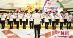 图为香港警察乐队演奏现场。　钟欣　摄 - 重庆晨网