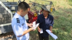 垫江县：农委领导带队检查机收安全 - 农业机械化信息
