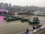 开始退水了 朝天门码头水位下降20公分 游客仍需注意安全 - 重庆晨网