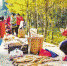 11月12日，南川区山王坪镇山王坪村，村民向游客“吆喝”当地特有的新鲜山货。 - 重庆新闻网