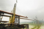 鹅公岩轨道专用桥 曾家岩嘉陵江大桥 预计年内合龙 - 重庆晨网