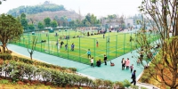 1月23日，市民在新建的璧山区东岳体育公园健身。记者 卢越 摄 - 重庆新闻网