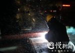 主城下雪了？今天凌晨在渝北，我们拍到雨夹雪照片 - 重庆晨网