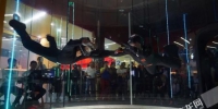 室内跳伞(风洞)被称为风洞中的“芭蕾”。受访者供图，华龙网发 - 重庆新闻网