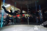室内跳伞(风洞)被称为风洞中的“芭蕾”。受访者供图，华龙网发 - 重庆新闻网
