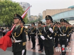 今早7点30分 重庆市人民广场举行升国旗仪式 - 重庆晨网