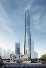 平视南山主峰 解放碑未来第一高楼将成重庆新地标 - 重庆晨网