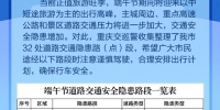 【两公布一提示】重庆交巡警公布端午节道路交通安全隐患路段 - 公安局公安交通管理局