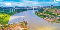 蔡家嘉陵江大桥进入主桥墩施工阶段 - 人民政府