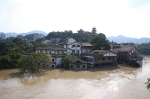 当洪水过城 重庆人熟悉的地标是这样的 - 重庆晨网