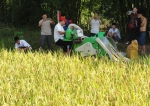铜梁区：站企联动助推水稻机收 - 农业机械化信息