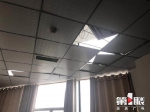 黔江局部狂风暴雨最大风力达7级 居民家中吊顶被掀翻 - 重庆晨网