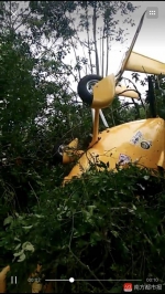 重庆一架滑翔机坠落挂到高压线！同地区去年也掉下来一架 - 重庆晨网