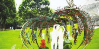 江北嘴中央公园新添三组雕塑 将在本届城市花博会上亮相 - 重庆晨网