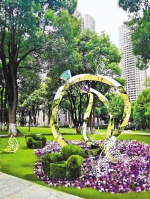 江北嘴中央公园新添三组雕塑 将在本届城市花博会上亮相 - 重庆晨网