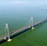 2018年7月11日无人机拍摄的港珠澳大桥。新华社记者 梁旭 摄 - 重庆新闻网