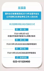 重庆这些区县事业单位公招275人，多为教育卫生岗位 - 重庆晨网