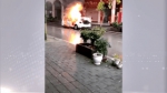 轿车停路边被车内打火机引燃 保险公司说无法理赔 - 重庆晨网