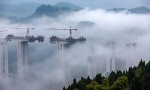 周家山大桥云雾梦幻 被誉为重庆的“牛背山” - 重庆晨网