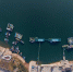 航拍疫情期间的巫山港 船舶停靠静待放行信号 - 重庆晨网