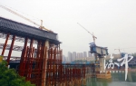 嘉华轨道专用桥建设有序推进 预计10月底前合龙 - 重庆晨网