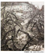 致敬“中国速度”火神山 他带领学生花两个月创作画作《中国精神》 - 重庆晨网