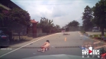 飞出20多米！女子骑电动车过马路被撞 全身多处骨折 - 重庆晨网