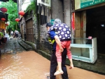 救援！江津塘河水位上涨 多名群众被转移 - 重庆晨网
