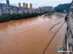 洪水来袭綦江再次告急 部分居民楼被淹 - 重庆晨网