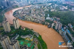 洪水来袭綦江再次告急 部分居民楼被淹 - 重庆晨网