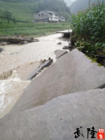 大暴雨突袭 武隆接龙桐梓两场镇被淹 路面积水最深处超过80厘米 - 重庆晨网