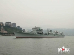 海军退役军舰“珠海舰”到达重庆巫山 预计2天后抵达达九龙坡 - 重庆晨网