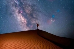 梁平小伙徒步中国第4大沙漠，走了66公里，手机拍下沙漠是这样子 - 重庆晨网