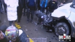 男子骑摩托超车被撞飞约2米高 弹到另一辆车上 - 重庆晨网