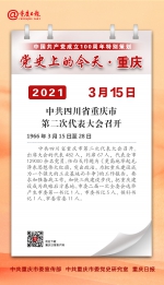 党史上的今天·重庆 | 1966年3月15日 中共四川省重庆市第二次代表大会召开 - 重庆晨网