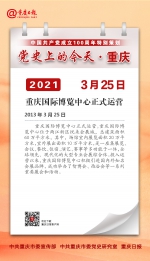 党史上的今天·重庆 | 2013年3月25日 重庆国际博览中心正式运营 - 重庆晨网