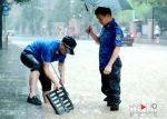 强降雨致酉阳县城低洼路段积水严重 未来还有暴雨 - 重庆晨网