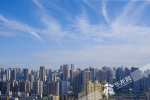 2、蓝天白云下的重庆城区。华龙网-新重庆客户端 首席记者 李文科 摄 - 重庆晨网