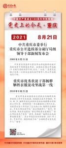 党史上的今天·重庆丨2000年8月21日 中共重庆市委举行重庆市公开选拔部分副厅局级领导干部新闻发布会 - 重庆晨网