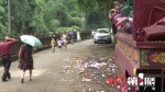 南温泉公园垃圾成堆 游玩市民败兴而归 - 重庆晨网