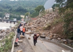 巫溪白鹿七蟒峡原塌方路段再次发生大面积垮塌，交通持续中断 - 重庆晨网