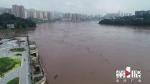 航拍洪峰：重庆迎来今年入汛以来最大洪水 - 重庆晨网
