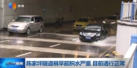 沙坪坝三峡广场附近积水已退 车辆通行恢复正常 - 重庆晨网