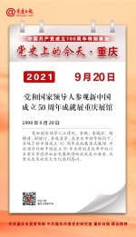 党史上的今天·重庆 | 1999年9月20日 党和国家领导人参观新中国成立50周年成就展重庆展馆 - 重庆晨网