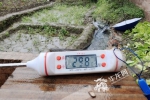 04——现场实测水温为29.8℃。华龙网-新重庆客户端记者 石涛 摄 - 重庆晨网