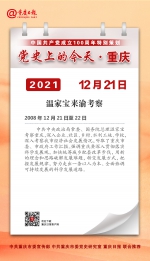 党史上的今天·重庆丨2008年12月21日 温家宝来渝考察 - 重庆晨网