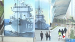九滨路上 3D壁画彰显海军之威 - 重庆晨网